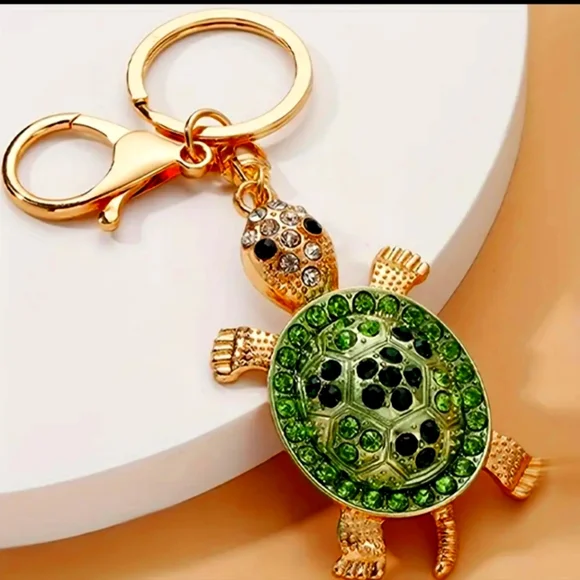 Turtle Keychain/Purse Charm - Picture 1 of 6